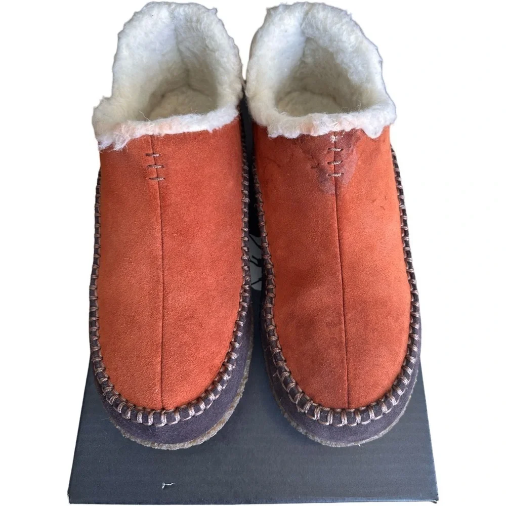 Sorel NWD Maniwan II Moccasin Dark Amber/Blackened Brown Men’s size 7/Euro 40